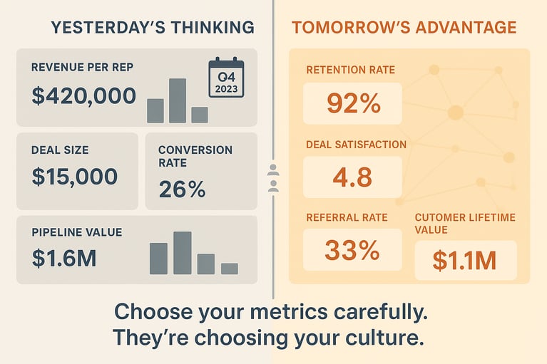 Choose Your Metrics, Choose Your Culture