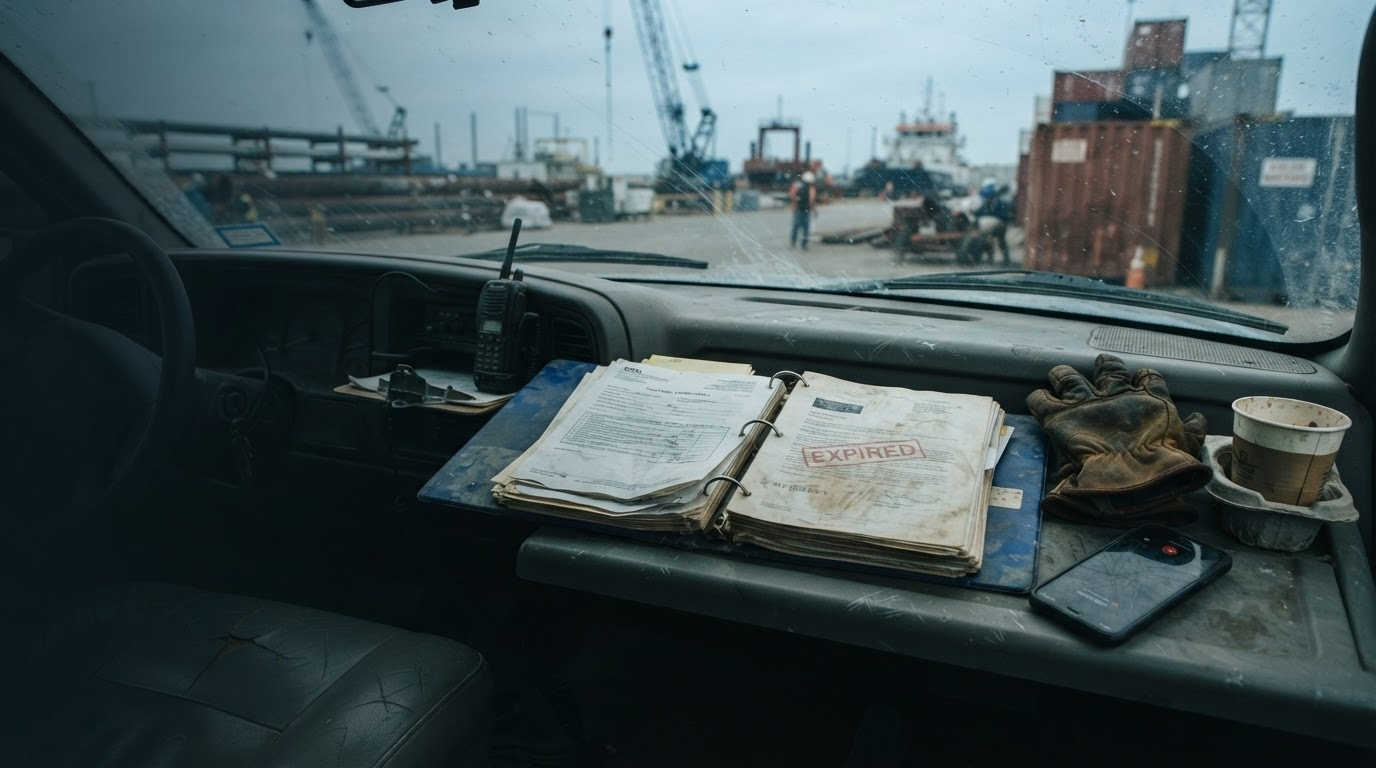 The compliance doc that expired last Tuesday